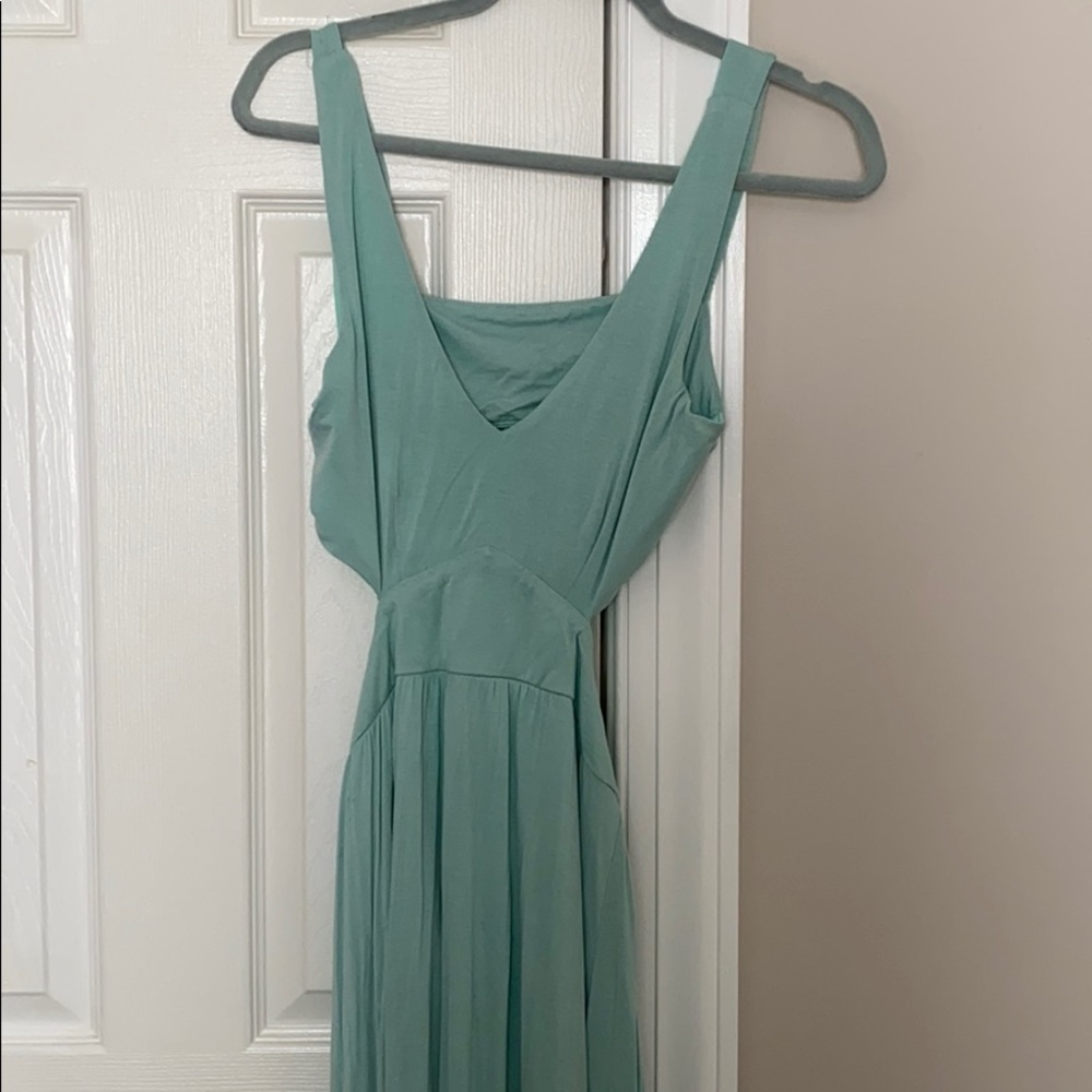 Medium teal TOBI maxi dress